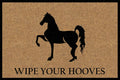 Horse Doormat 60x40cm - Durable Coir Fibre & Rubber, Multi Colour Design - SuperSaverAU - view 1