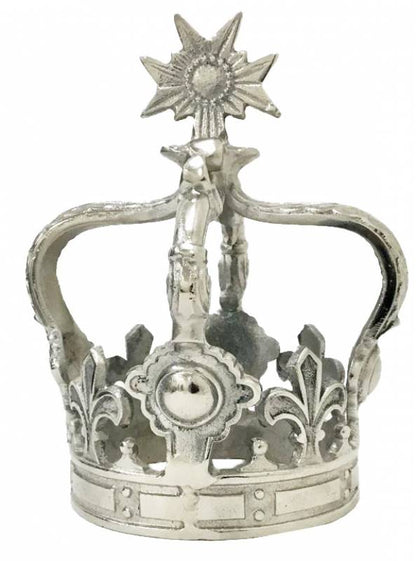 Royal Crown Decorative Ornament - 25x30cm, Aluminium