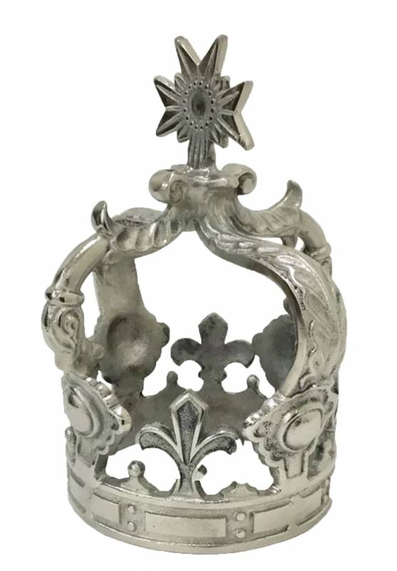 Royal Crown Decorative Ornament - 25x30cm, Aluminium