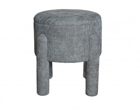 Oscar 23cm Green Storage Stool Ottoman Compact MDF Timber Footrest Seat