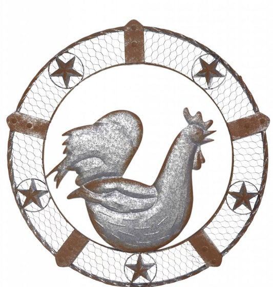 Main Rooster Wall Art 60x60cm