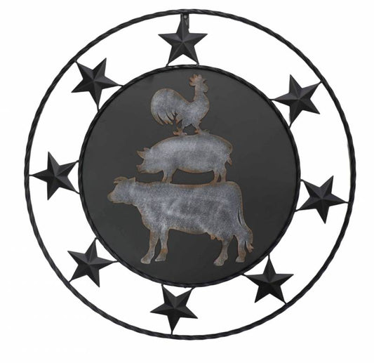 Animal Star Wall Art 61x61cm