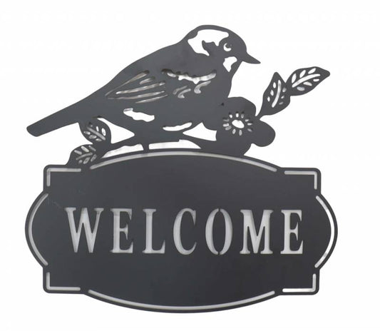 Welcome Bird Wall Art 38x34cm