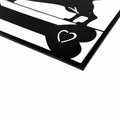 Dachshund Wall Art Metal Decor 40x32cm Black Aesthetic Home Hanging - SuperSaverAU - view 5