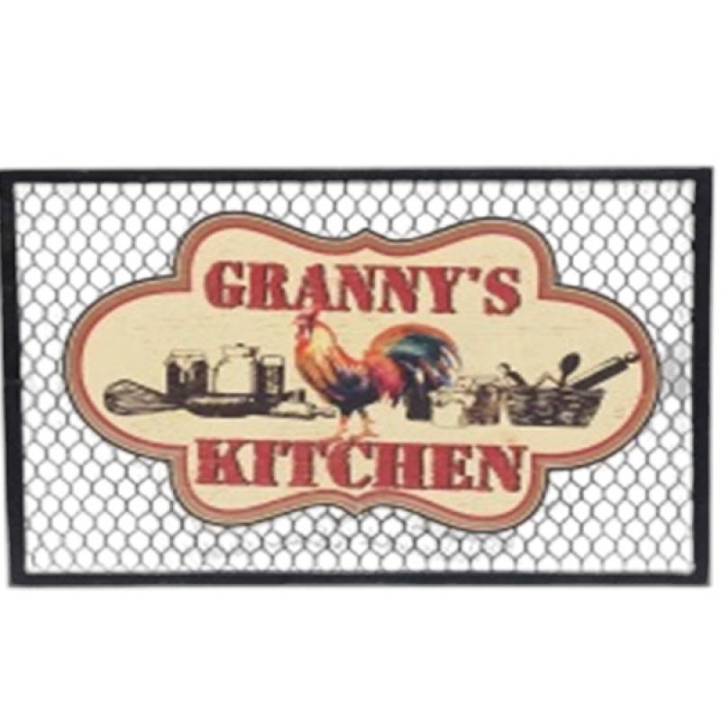 Granny's Kitchen Sign 50cm - Metal Wall Art
