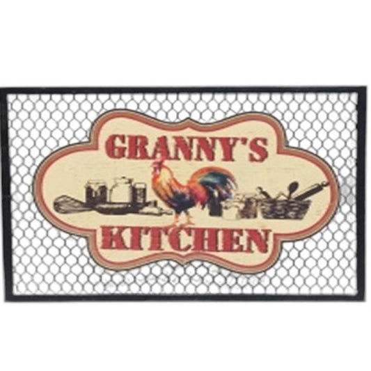 Granny's Kitchen Sign 50cm - Metal Wall Art