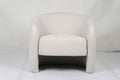 Elysian 72cm Beige Brown Fabric Occasional Chair Modern Living Room Accent Chair