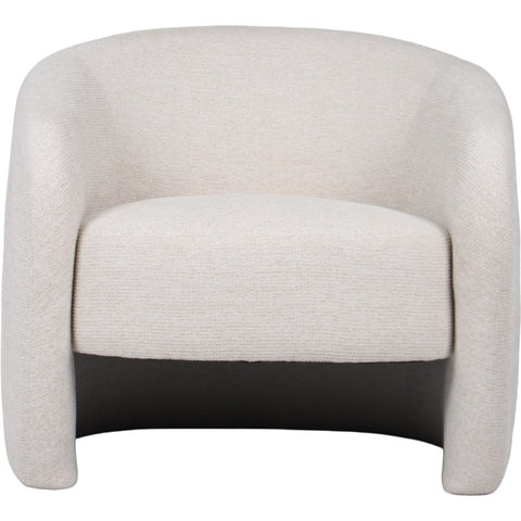 Elysian 72cm Beige Brown Fabric Occasional Chair Modern Living Room Accent Chair