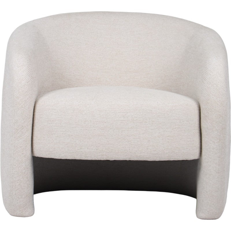 Elysian 72cm Beige Brown Fabric Occasional Chair Modern Living Room Accent Chair