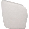 Elysian 72cm Beige Brown Fabric Occasional Chair Modern Living Room Accent Chair