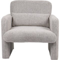 Aurora Black Beige Fabric Occasional Chair 79cm Modern Accent Armchair