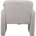 Aurora Black Beige Fabric Occasional Chair 79cm Modern Accent Armchair