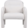 Regency Beige Fabric Occasional Chair 81cm Accent Armchair with MDF Frame
