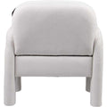 Regency Beige Fabric Occasional Chair 81cm Accent Armchair with MDF Frame