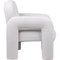 Regency Beige Fabric Occasional Chair 81cm Accent Armchair with MDF Frame