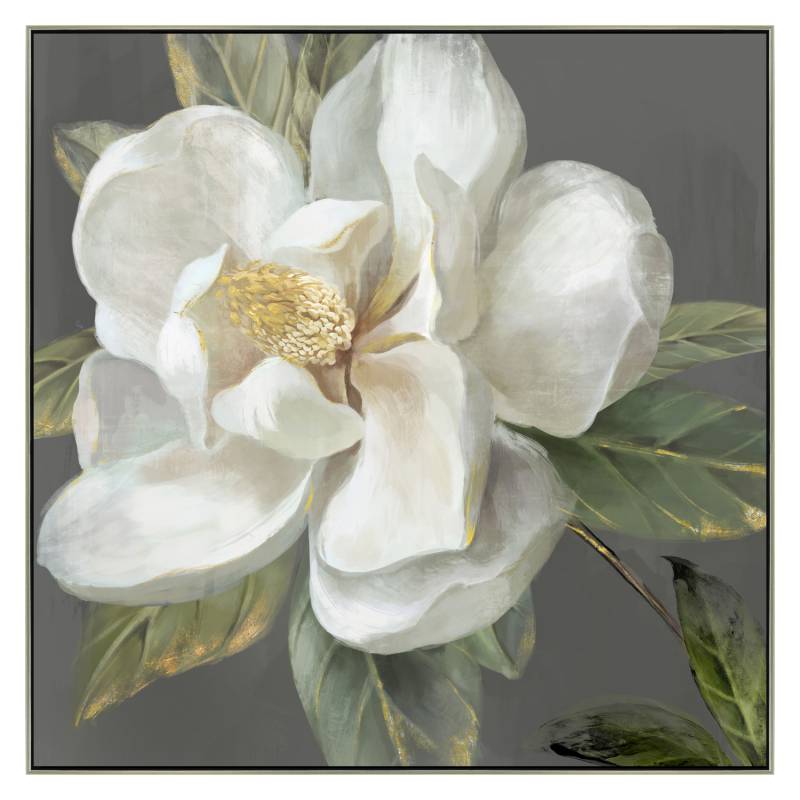 Precious Flower Canvas Wall Art Decor 80 x 80 cm Multi Colour - SuperSaverAU - view 1