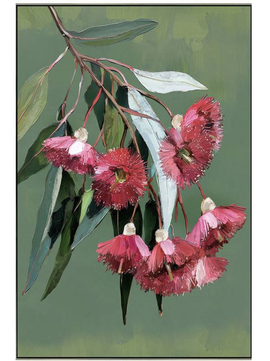 Gum Nut Framed Canvas 80x120cm - Multi Colour, Canvas and MDF, 5kg