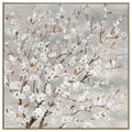 Wood Framed Blossom Canvas Wall Art 80cm - Multi Colour, MDF Timber - SuperSaverAU - view 1