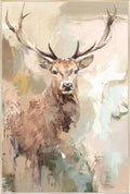 Hulio Deer Framed Canvas Wall Art 80x120cm - Multi Colour, Stylish Decor - SuperSaverAU - view 1