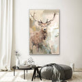 Hulio Deer Framed Canvas Wall Art 80x120cm - Multi Colour, Stylish Decor - SuperSaverAU - view 2