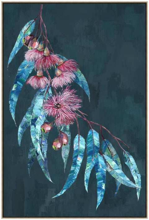 Gordon Gum Leaf Framed Canvas Wall Art 60x3x90cm Multi Colour - SuperSaverAU - view 1