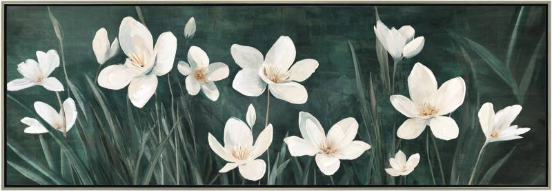 Blooming Flower Wall Art Decor 150x50cm - Multi Colour MDF Timber - SuperSaverAU - view 1