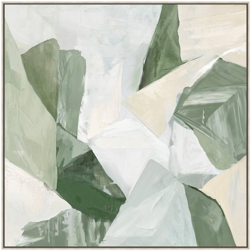 Premium Mallow Abstract Framed Wall Art – 80 x 80cm