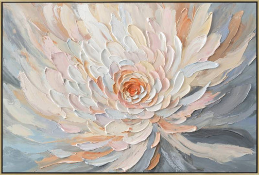 Lotus Flower Artwork 120x80cm