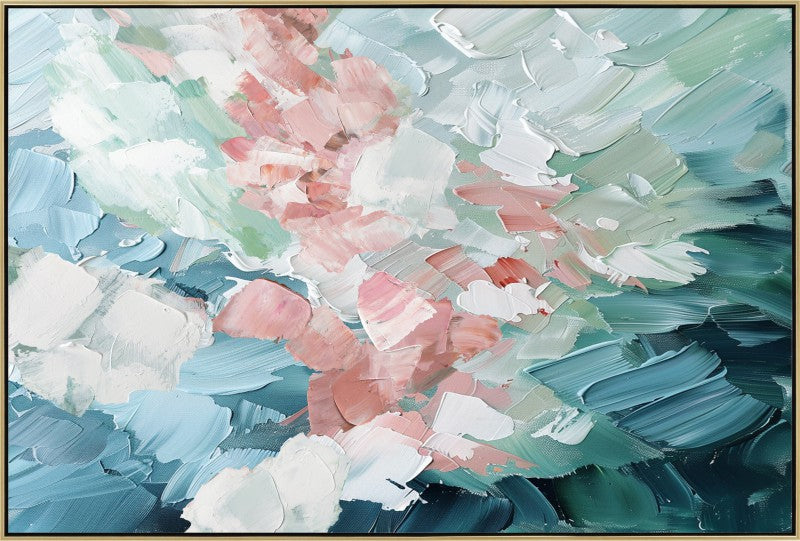 Premium Dreaming Escape Framed Artwork – Multi Colour 120 x 80cm