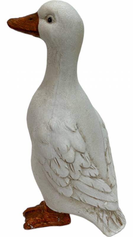 Quack Duck Garden Statue 24cm - Hand Painted Poly Resin