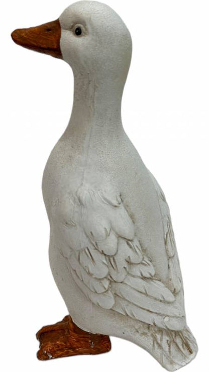 Quack Duck Garden Statue 24cm - Hand Painted Poly Resin