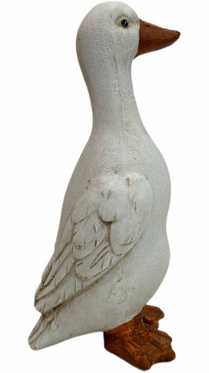 Quack Duck Garden Statue 24cm - Hand Painted Poly Resin