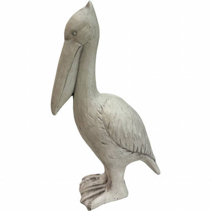 Penny Pelican Garden Statue 47cm - Hand Painted Poly Resin