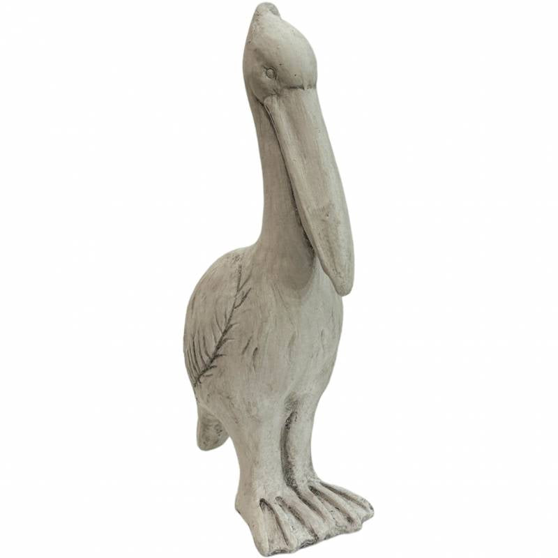 Penny Pelican Garden Statue 47cm - Hand Painted Poly Resin