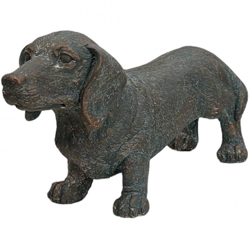 Victor Dog Planter 52x27cm, Rust Multi Colour, Poly Resin, Elegant Home Decor - SuperSaverAU - view 1