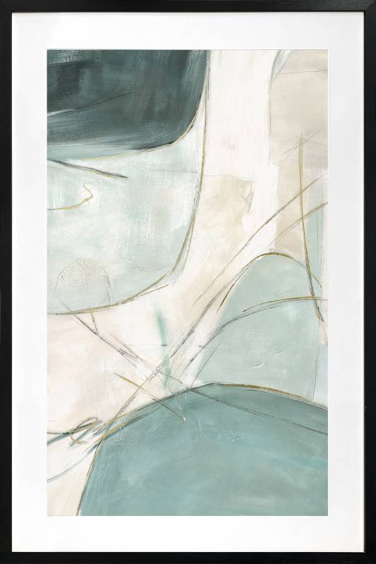 Billow Artwork Framed W Glass Front 80x120cm