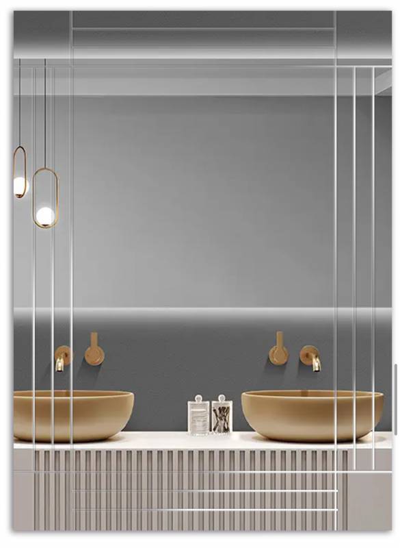 Missy Cheval Mirror 80x110cm - Elegant Free Standing Design, Mirror on Mirror Finish - SuperSaverAU - view 1