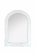 Nora Medium Cheval Mirror 80x110cm - Elegant Free Standing White Design - SuperSaverAU - view 1