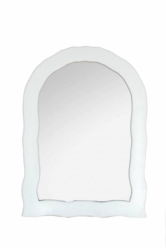 Nora Medium Cheval Mirror 80x110cm - Elegant Free Standing White Design - SuperSaverAU - view 1
