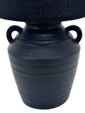 Premium Aurora Luxe Table Lamp – 37cm Ceramic Base with Hessian Shade