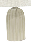 Premium Elan Table Lamp – 37cm Ceramic Base with Boucle Shade