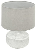 Premium Imperial Table Lamp – 57cm Ceramic Base with Hessian Shade