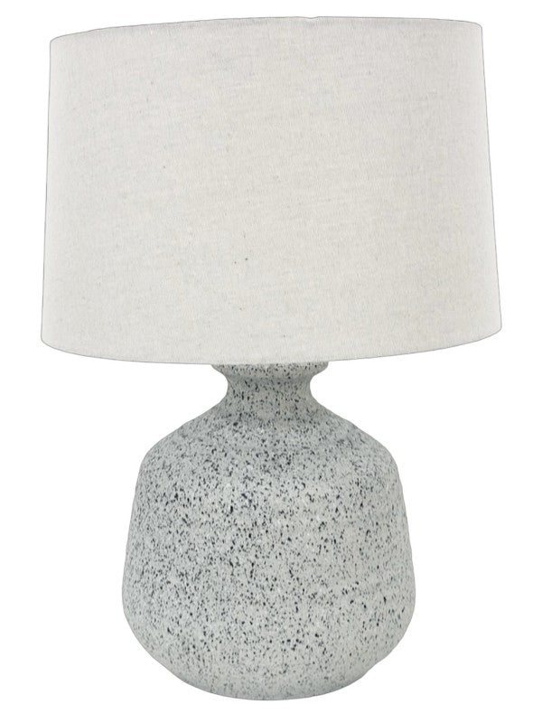 Premium Verve Table Lamp – 56cm Ceramic Base with Hessian Shade
