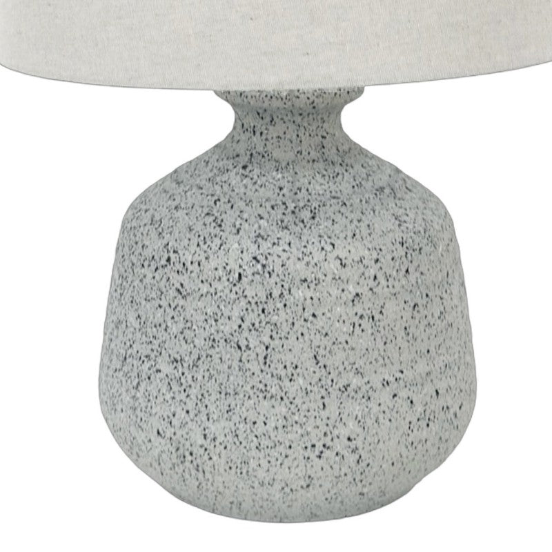 Premium Verve Table Lamp – 56cm Ceramic Base with Hessian Shade