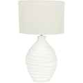 Premium Mooney Table Lamp – 67cm Ceramic Base with Hessian Shade