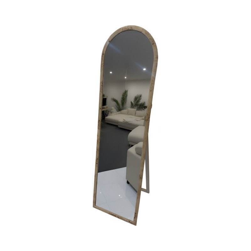 Premium Romeo Cheval Mirror – Travertine Look Frame 170cm