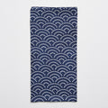 Premium Furoshiki Gift Wrap – Wave Pattern Blue 50cm