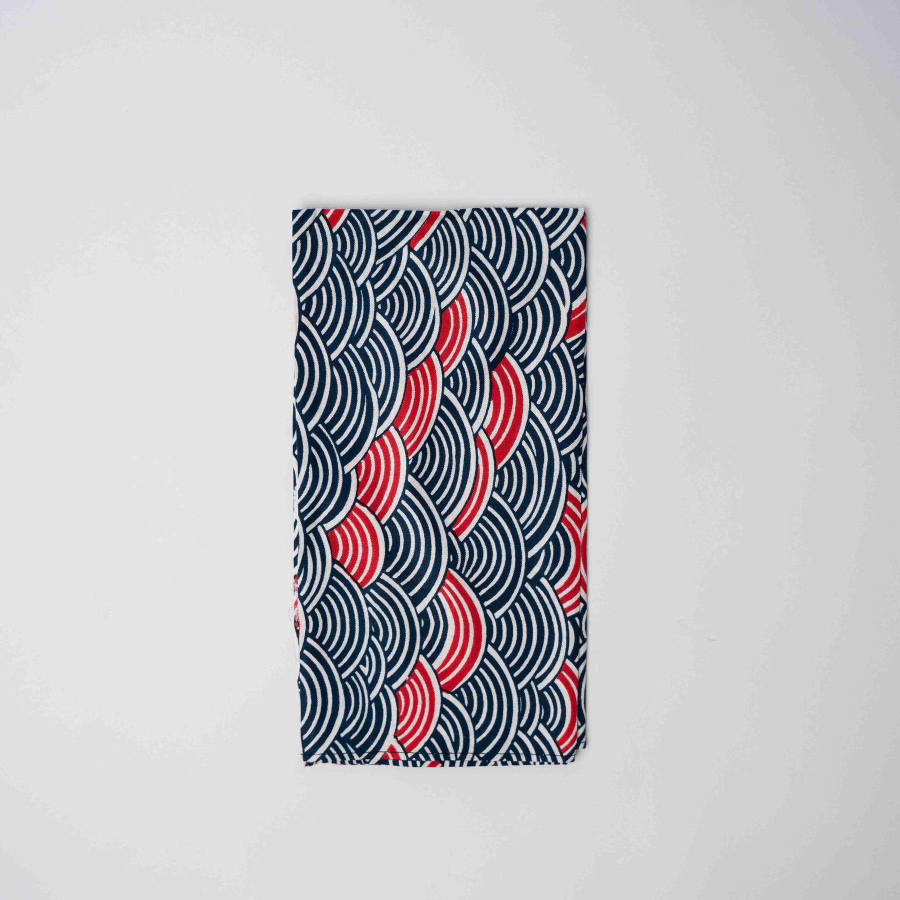 Premium Furoshiki Gift Wrap – Wave Dark Blue 50cm