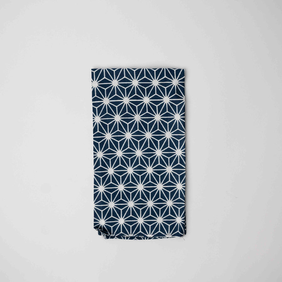 Premium Furoshiki Gift Wrap – Starburst Dark Blue 75cm