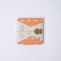 Premium Face Towel – Asanoha Orange 30 x 30cm